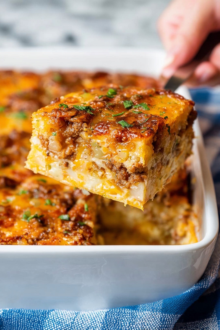 Southwest Breakfast Casserole - Serving Suggestion