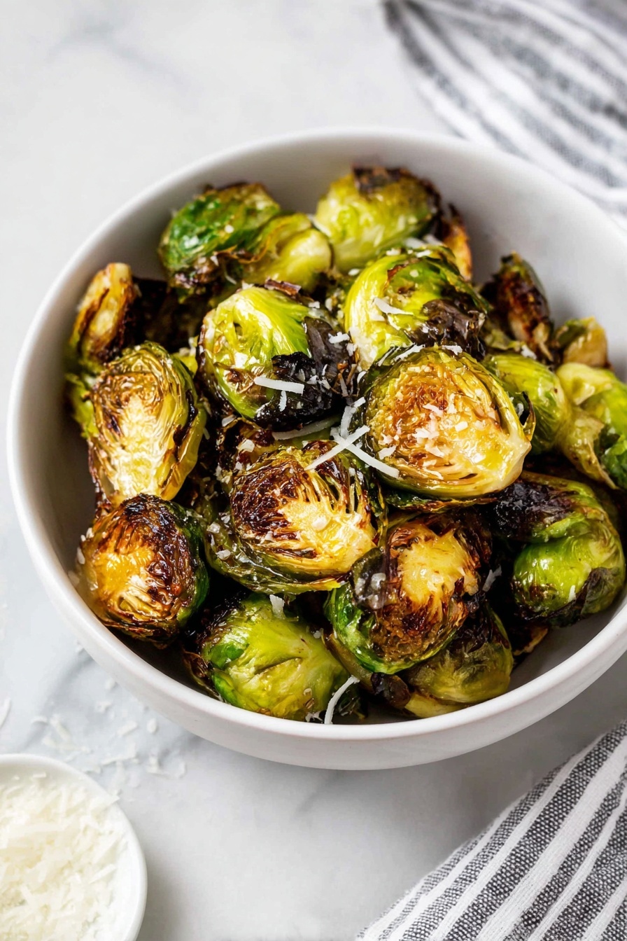 crispy Brussels sprouts - Serving Suggestion