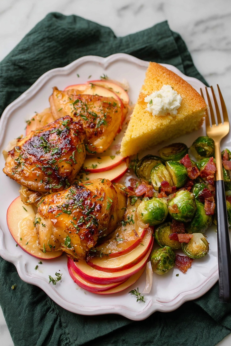 Autumn Apple Chicken - Serving Suggestion