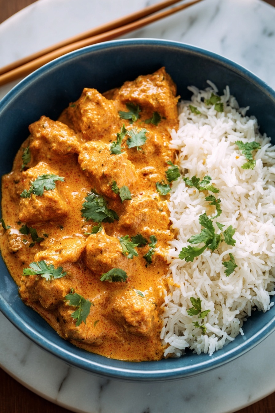 chicken tikka masala - Serving Suggestion