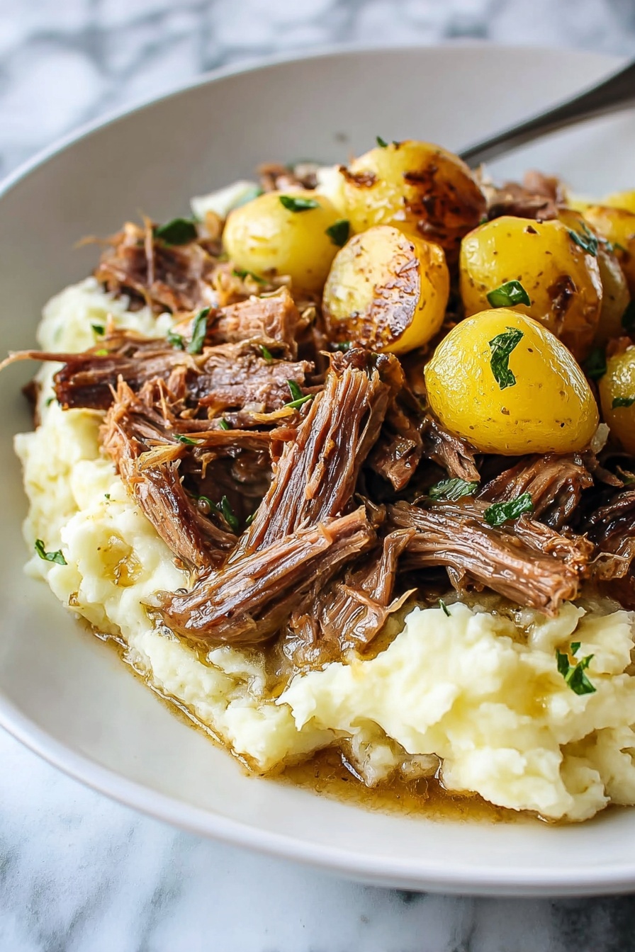 Mississippi Pot Roast - Serving Suggestion
