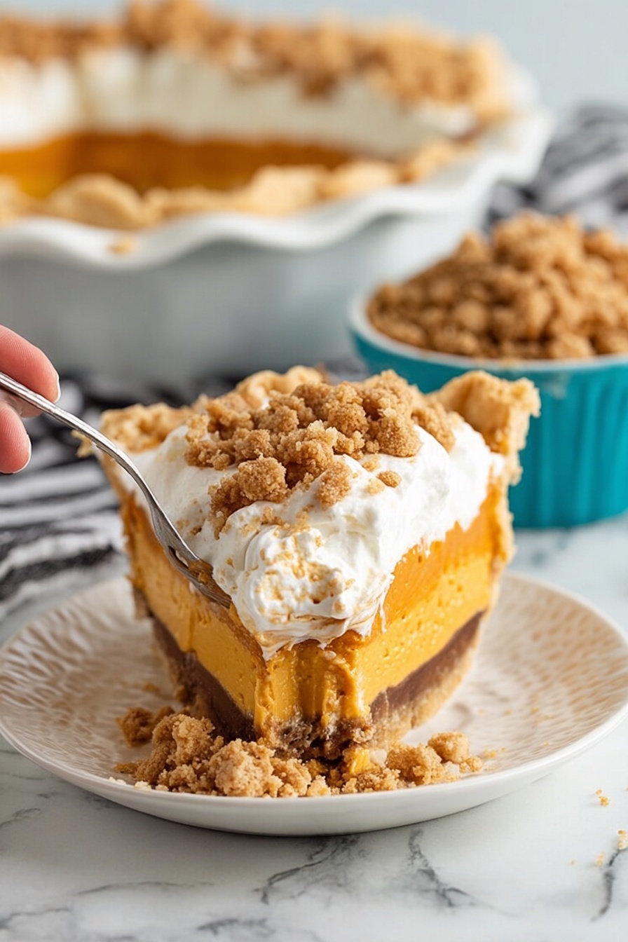 Pumpkin Pie - Serving Suggestion