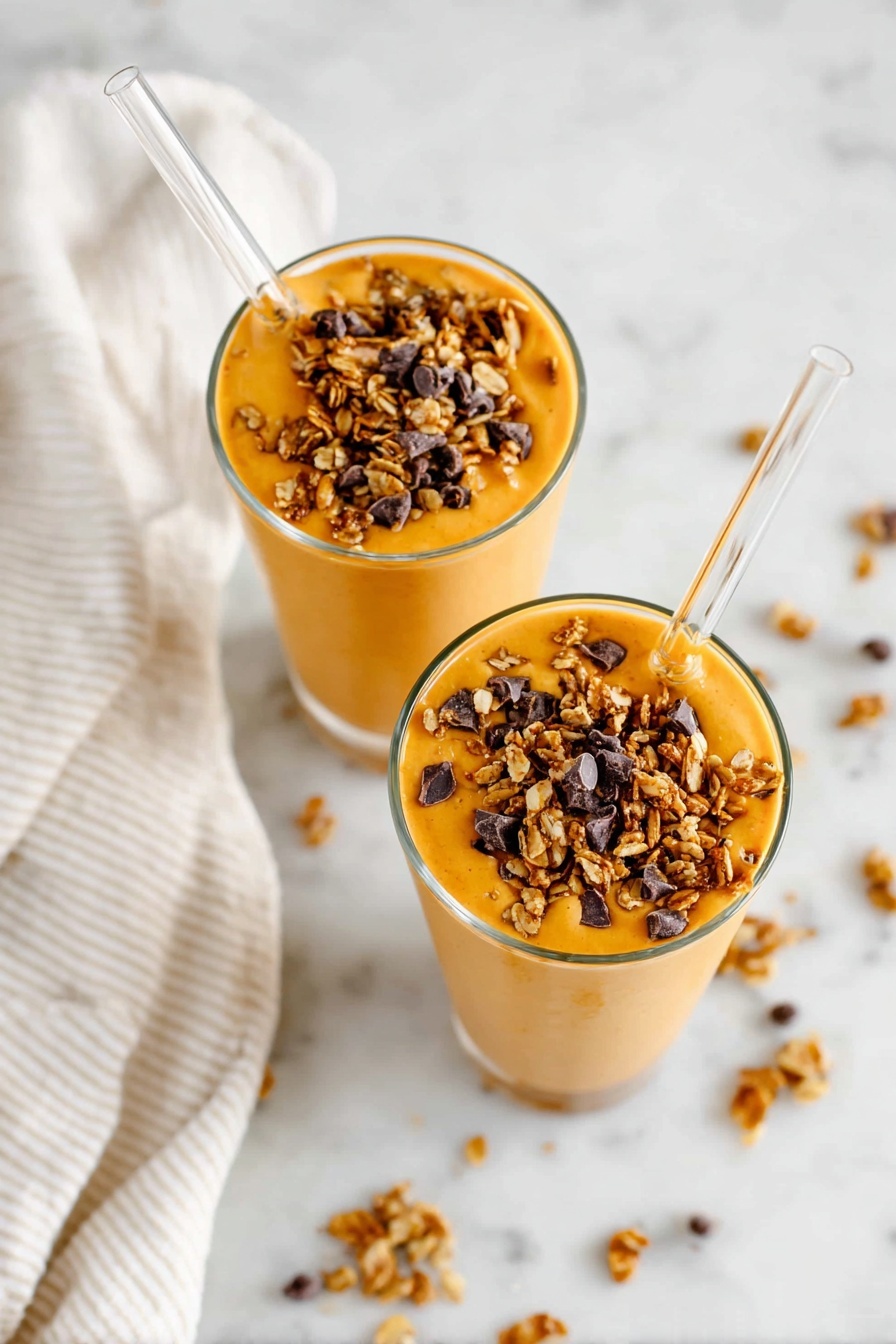 Pumpkin Spice Smoothie - Serving Suggestion