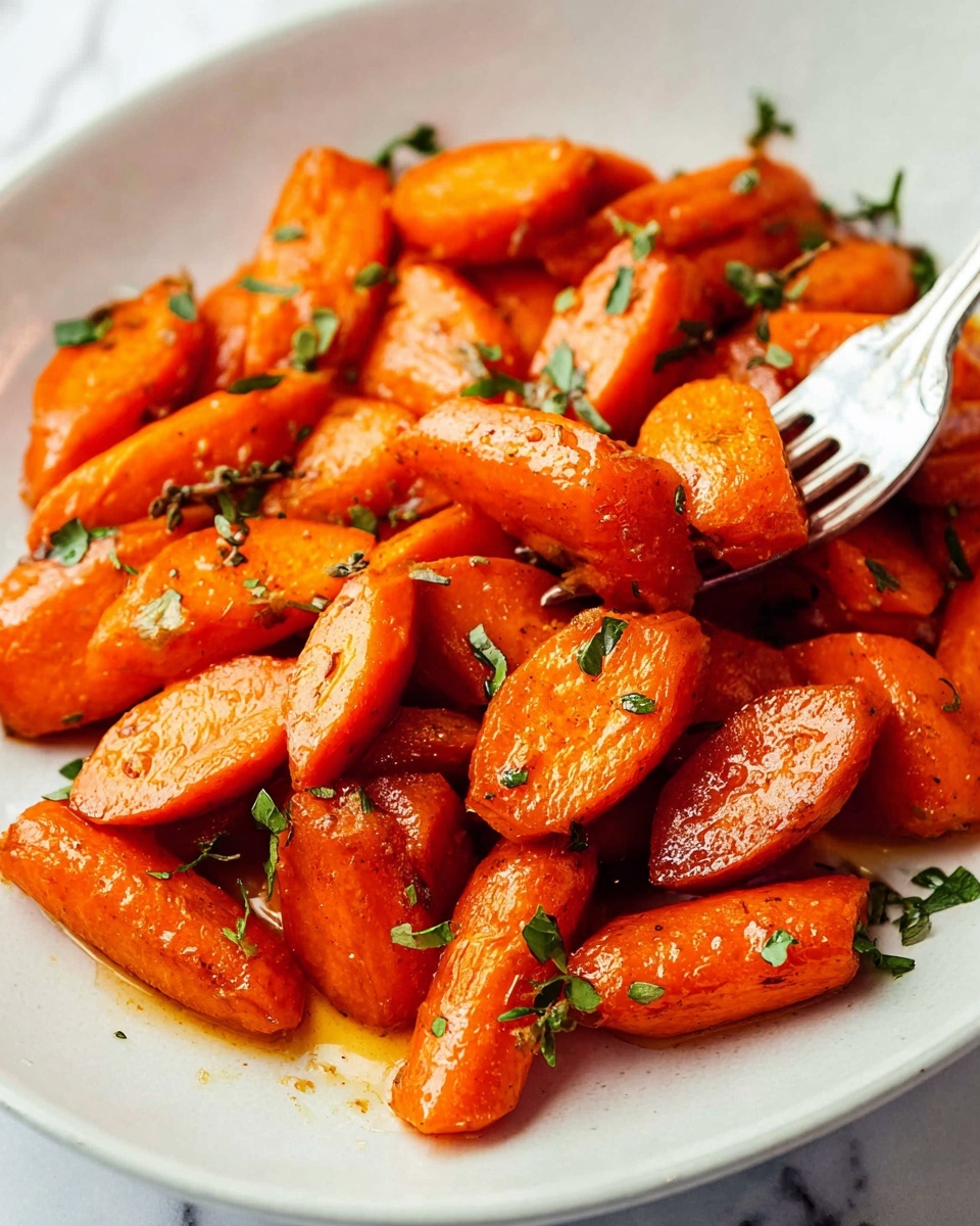 Honey Glazed Carrots - Serving Suggestion