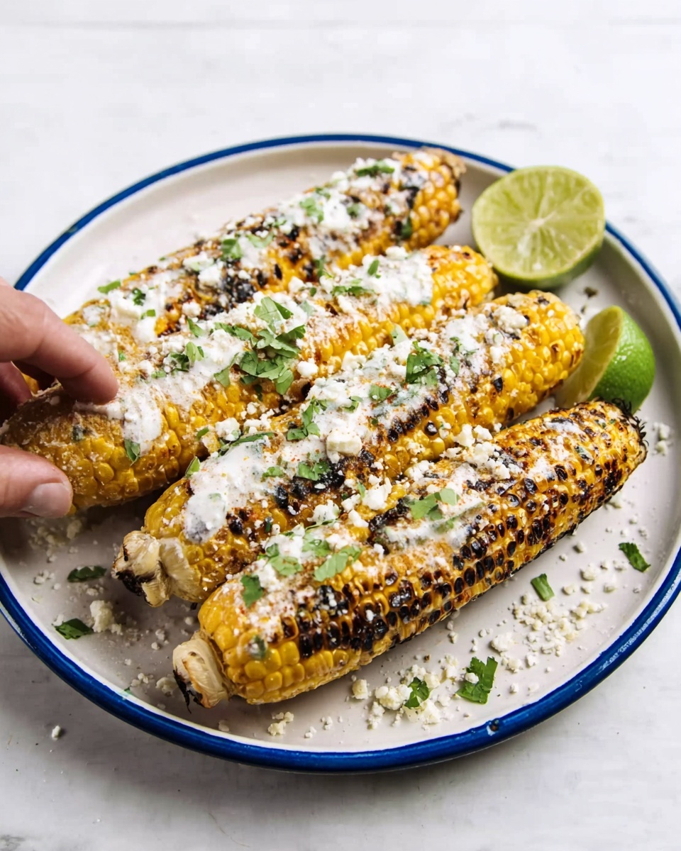 Mexican street corn - Serving Suggestion