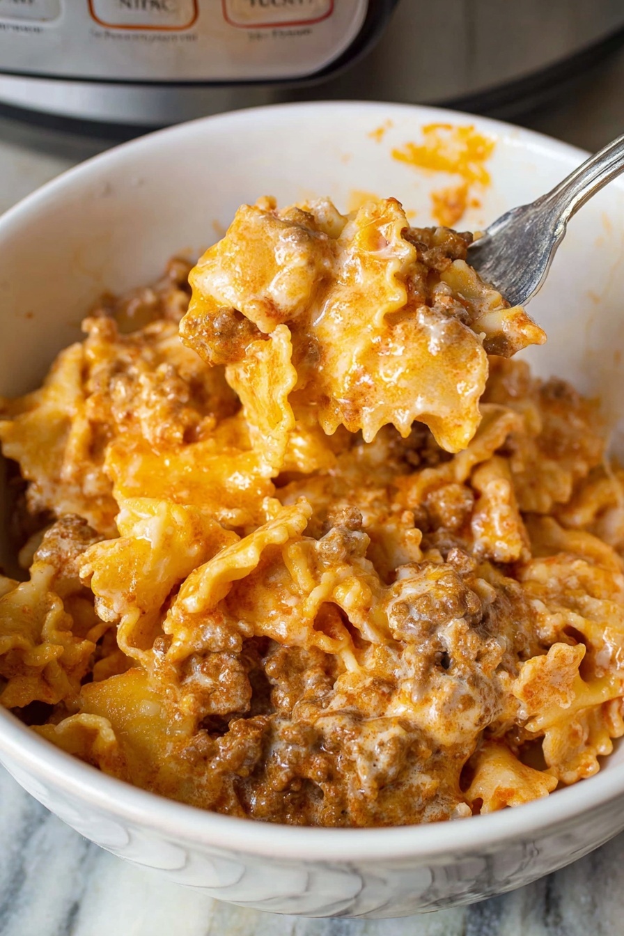 Slow Cooker Pasta - Serving Suggestion