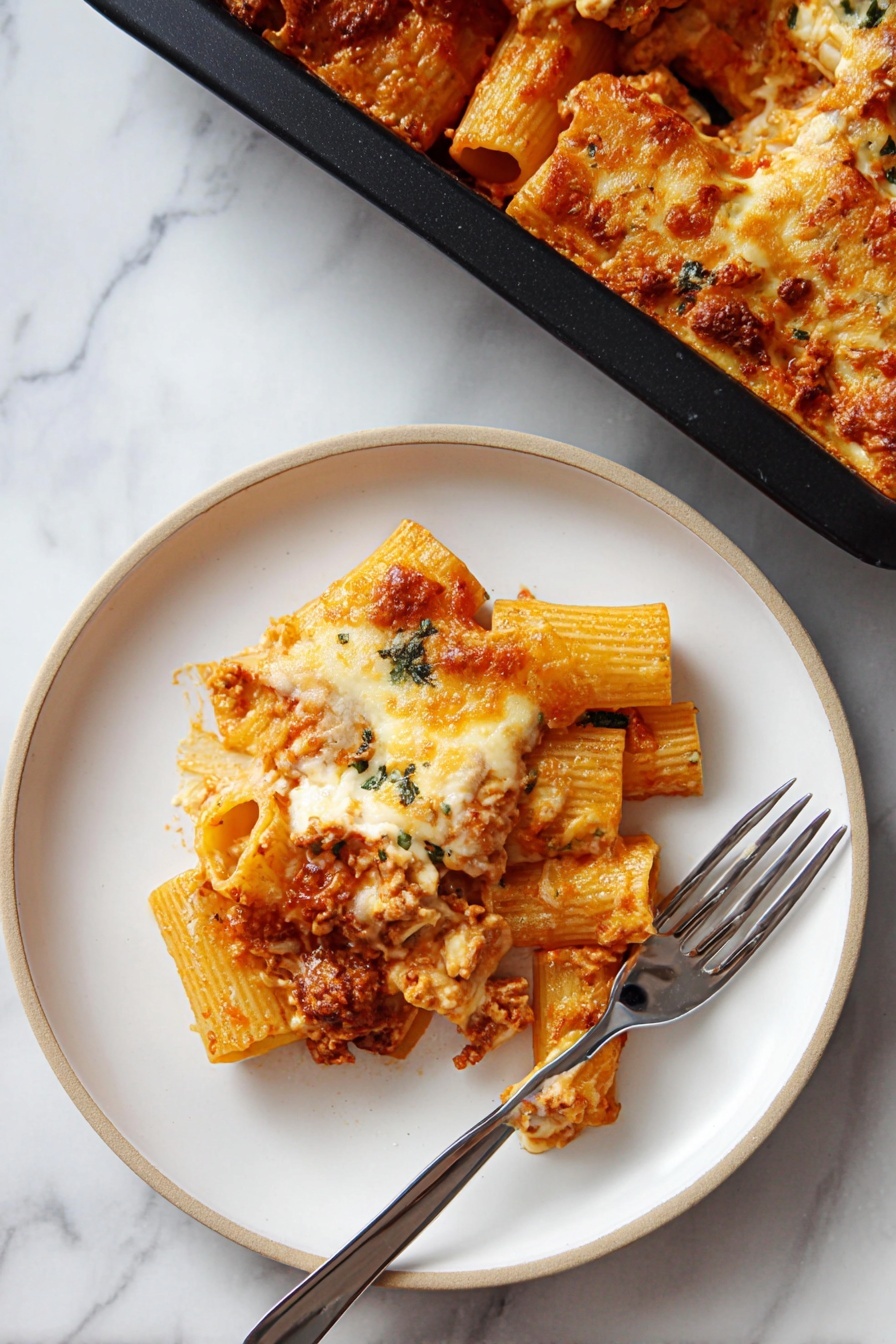 Italian sausage lasagna - Serving Suggestion