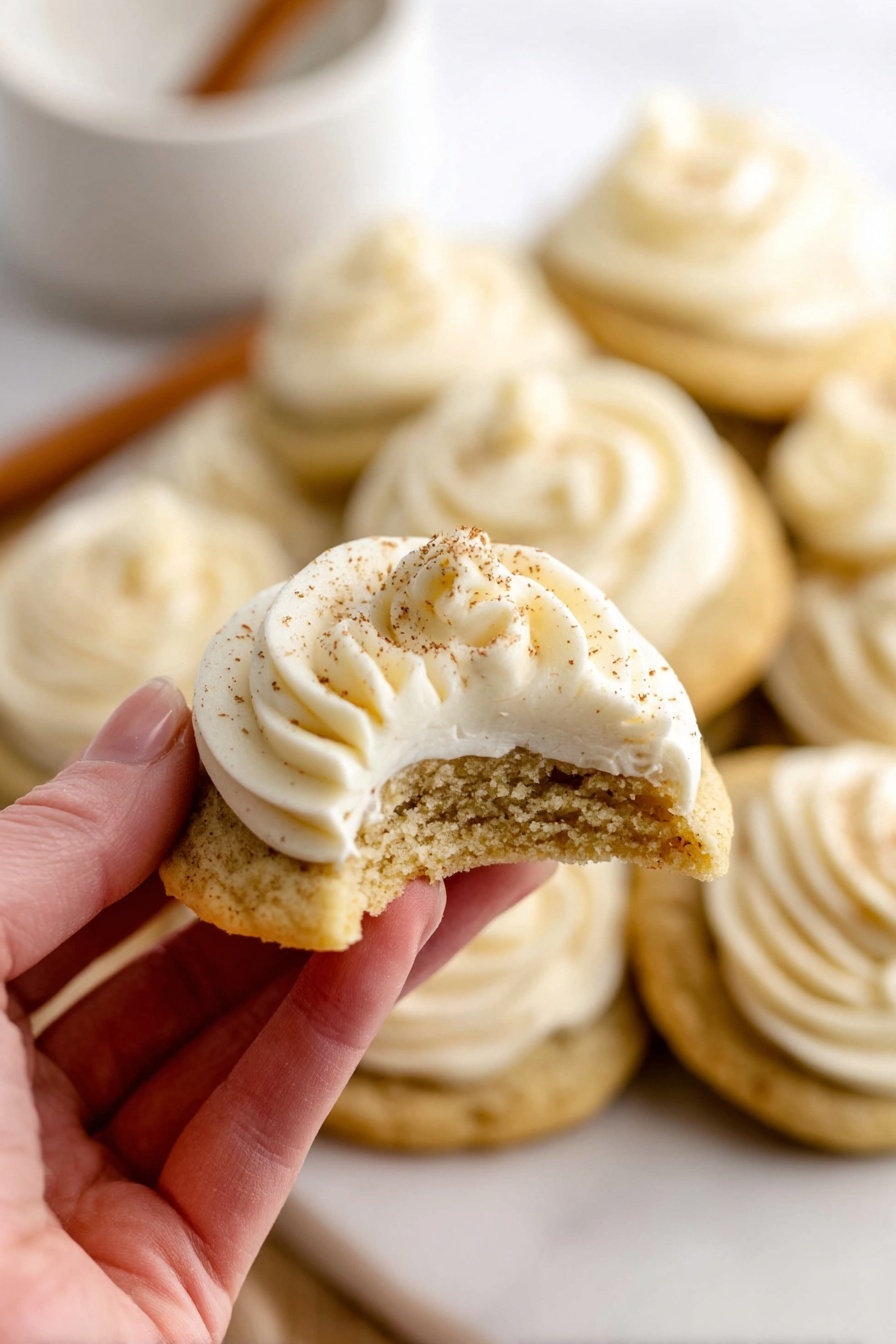 Eggnog Cookies - Serving Suggestion