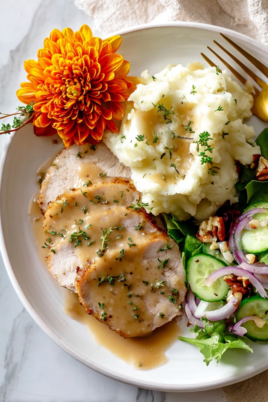 roast turkey breast - Serving Suggestion