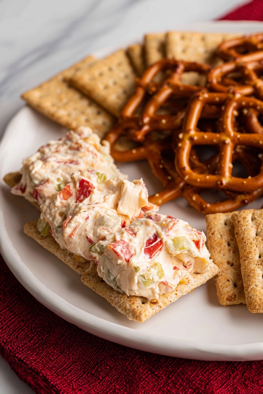 Jalapeño Cheese Dip - Serving Suggestion