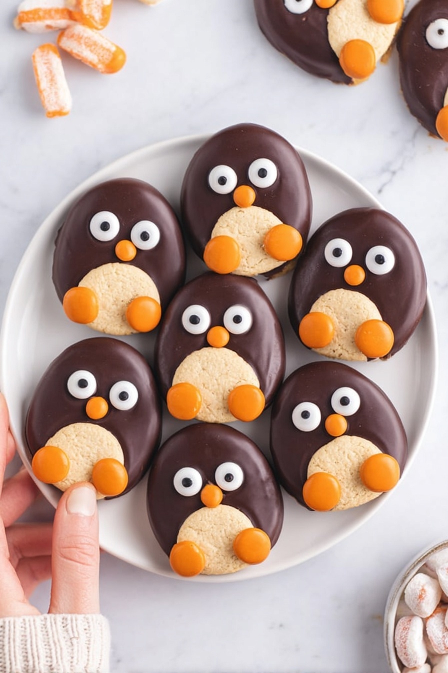 chocolate peanut butter cookies - Serving Suggestion