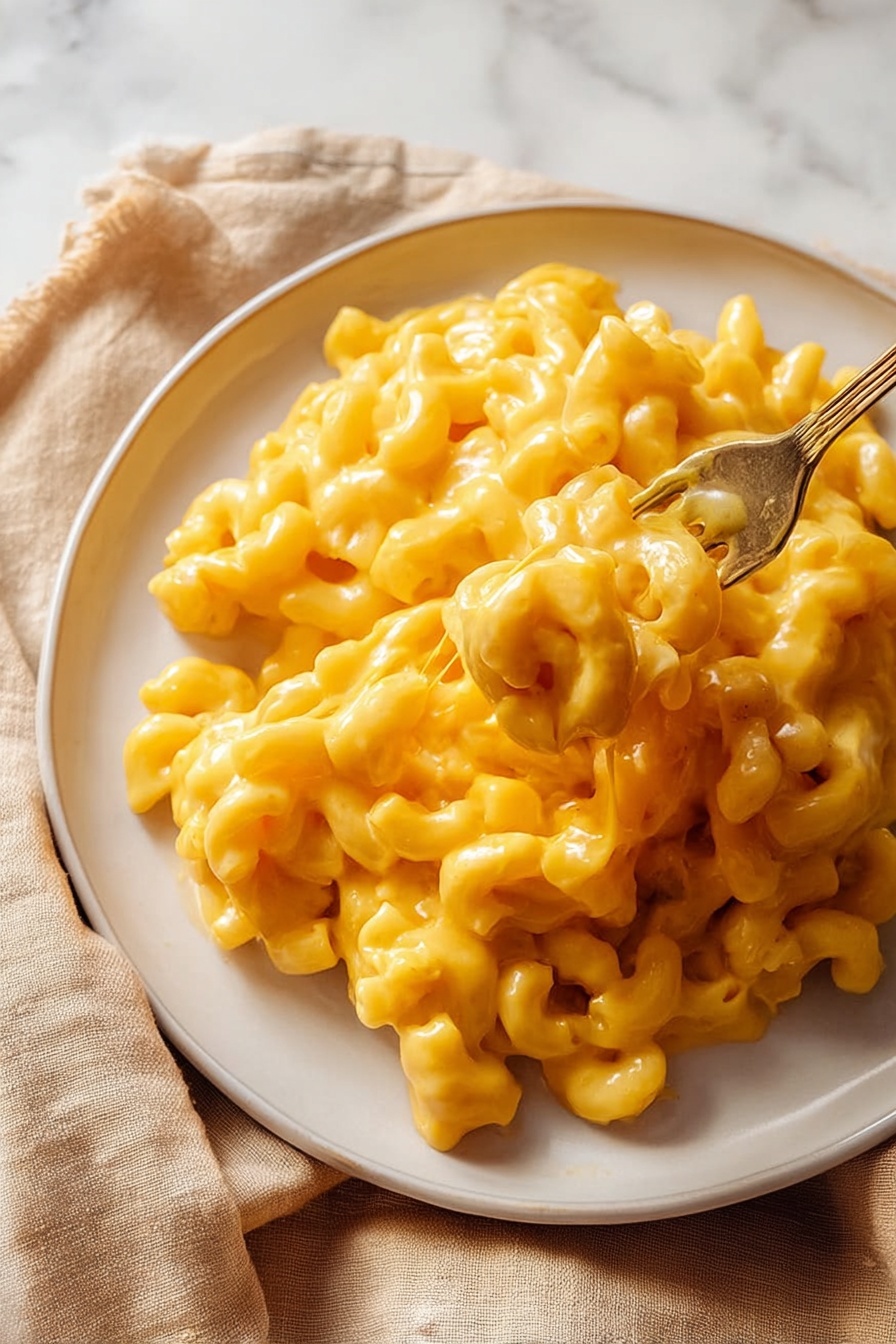 Southern Baked Mac and Cheese - Serving Suggestion