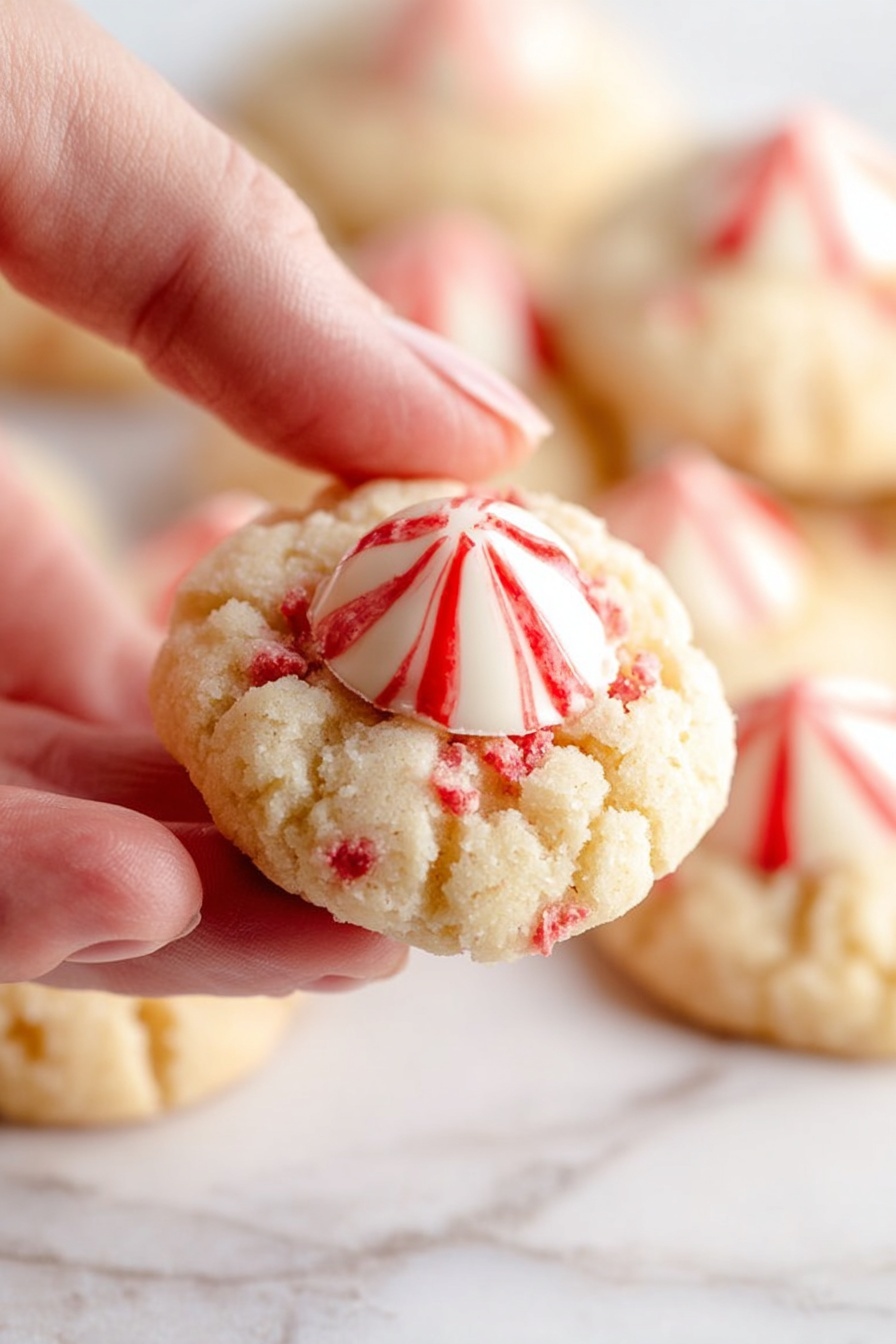 Candy Cane Cookies - Serving Suggestion