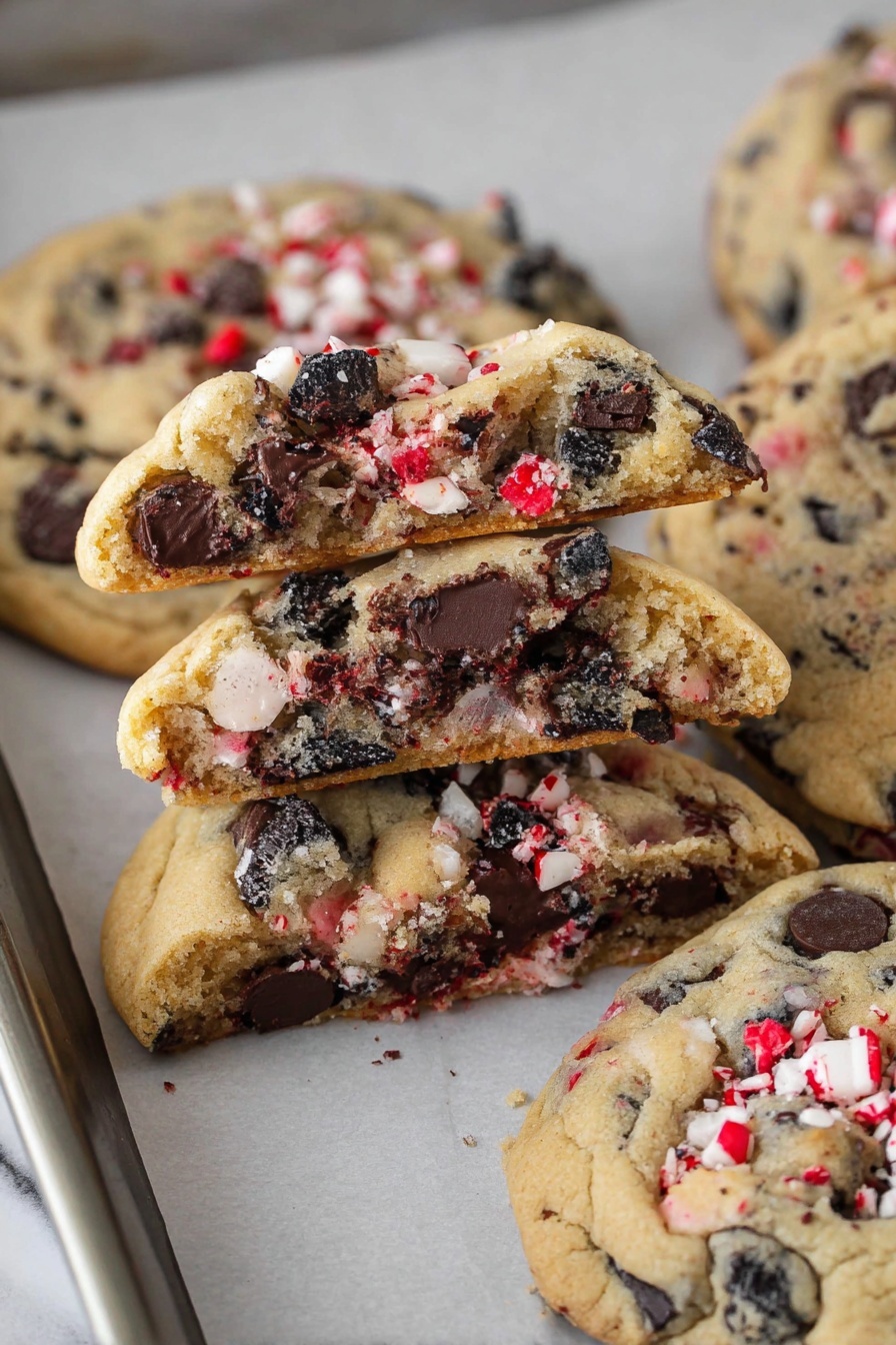 peppermint chocolate chip cookies - Serving Suggestion