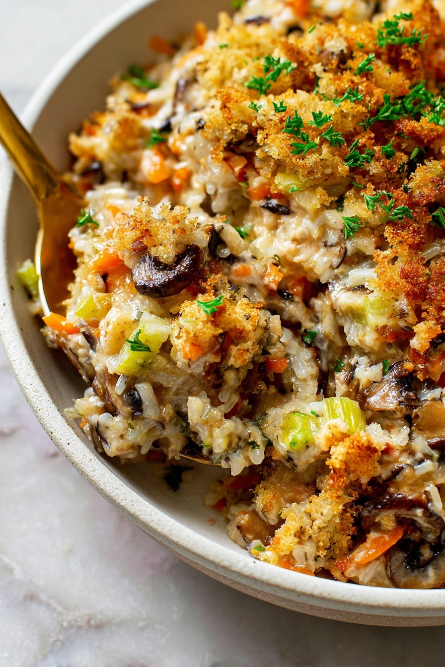 creamy chicken casserole - Serving Suggestion