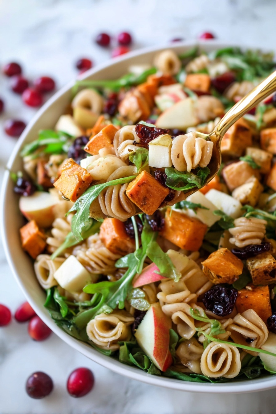 Christmas Pasta Salad - Serving Suggestion
