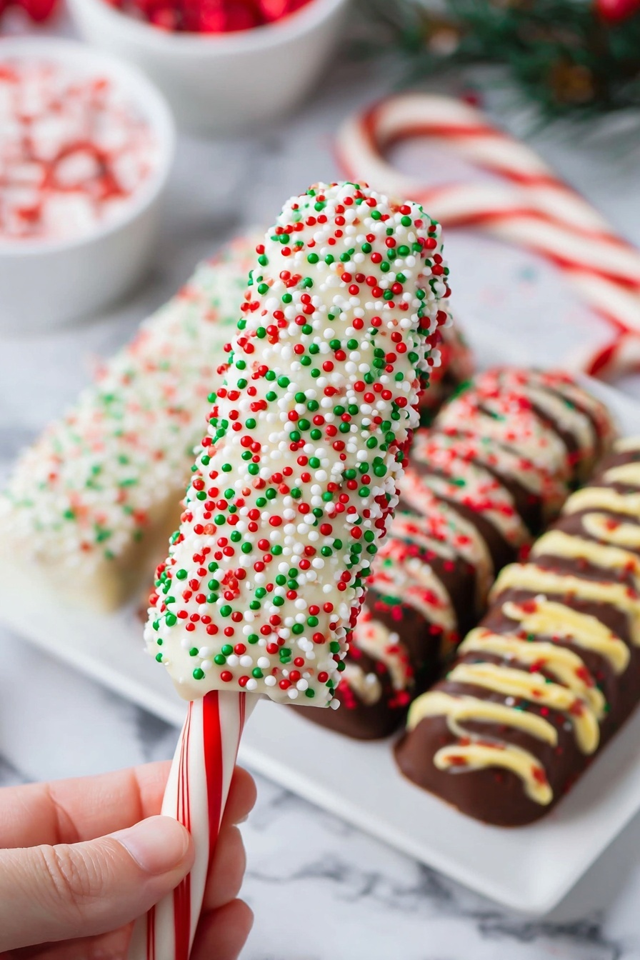 Christmas Marshmallow Pops - Serving Suggestion